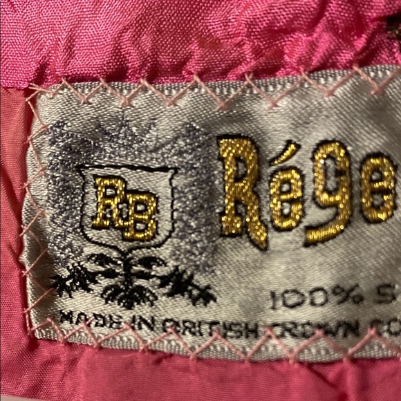 Vintage Silk Pink Top W/Gold Embroidered Details Old Money Elegant Timeless - Picture 3 of 14